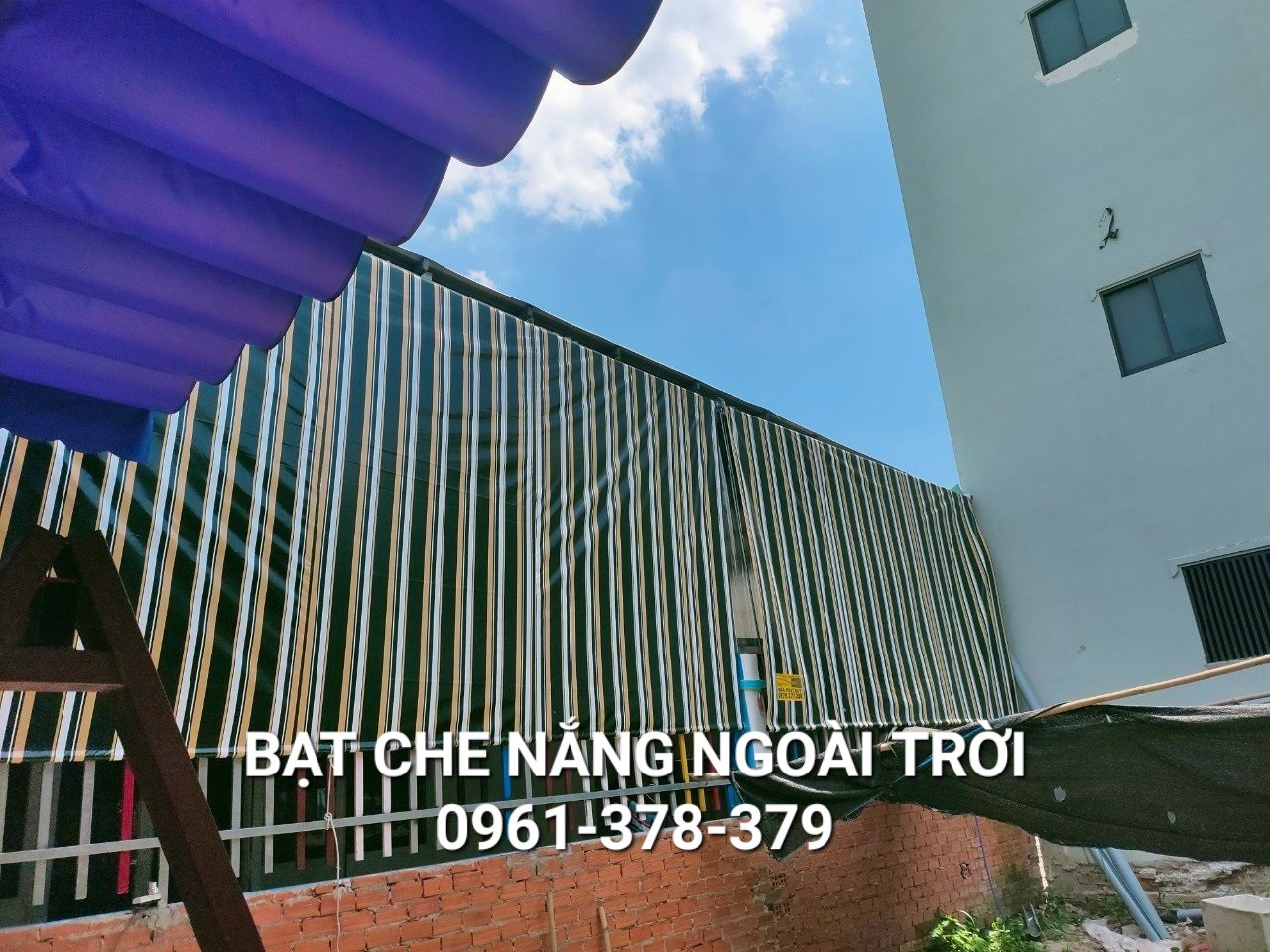 bạt che nắng ngoài trời